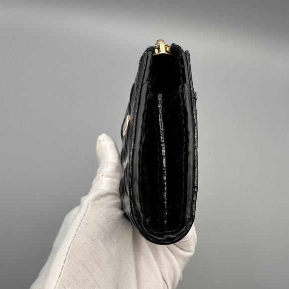 Brahmin Anita Black Melbourne Leather Card Case Wallet V8615140000001 NEW - Picture 4 of 16